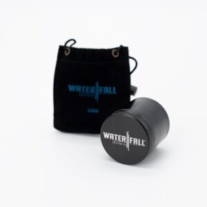 Alternative view of Waterfall 4-Piece Dry Herb Grinder with Removable Screen – Gloss (43mm)