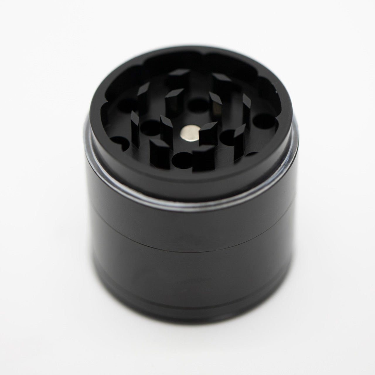 Waterfall 4-Piece Dry Herb Grinder with Removable Screen – Gloss (43mm) - Image 4