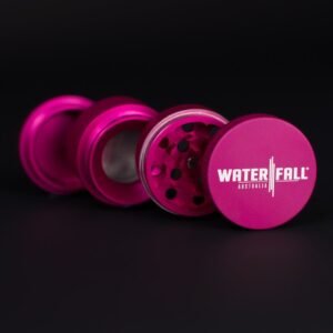 Waterfall 4-Piece Dry Herb Grinder with Removable Screen – Matte (43mm) - Image 10