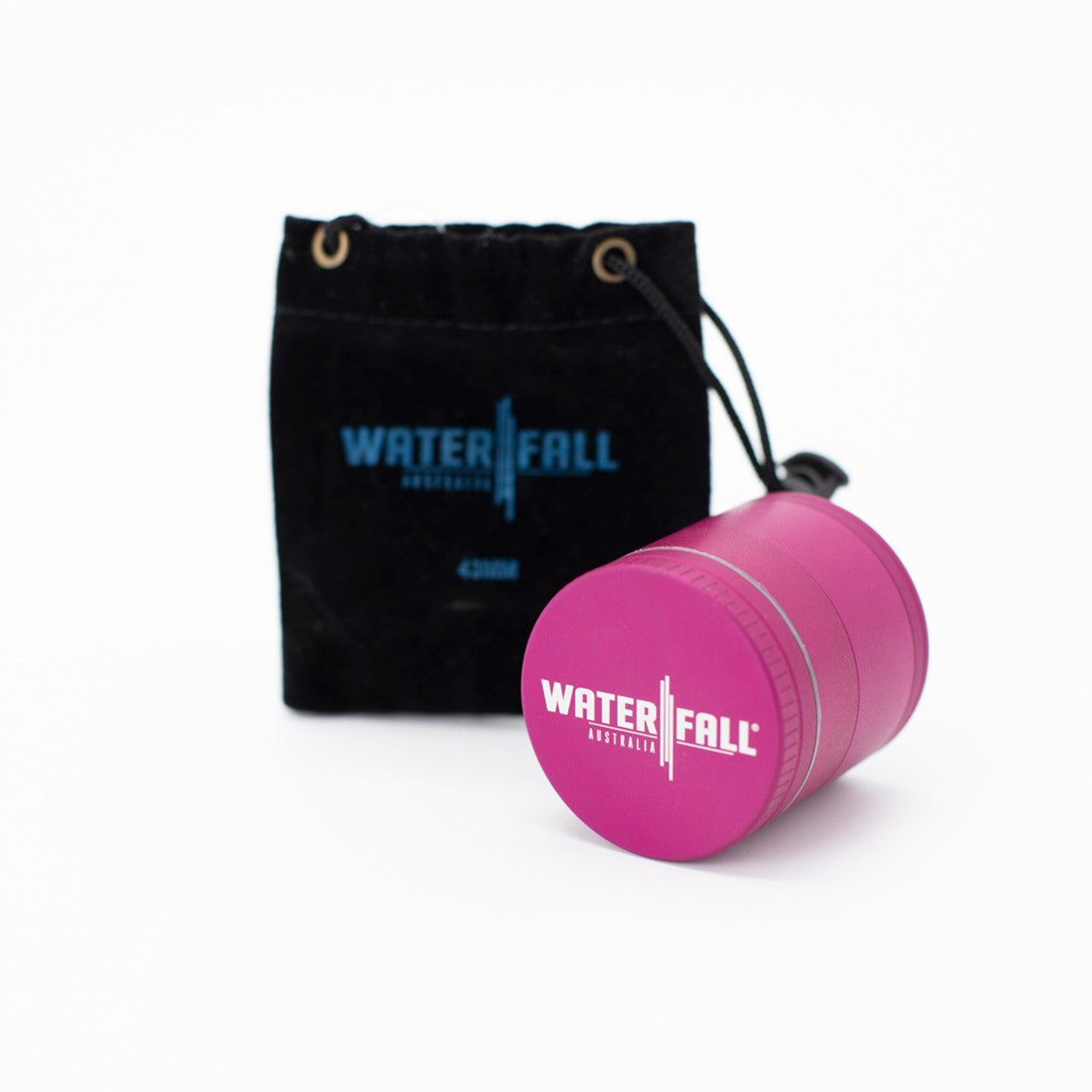 Waterfall 4-Piece Dry Herb Grinder with Removable Screen – Matte (43mm) - Image 12