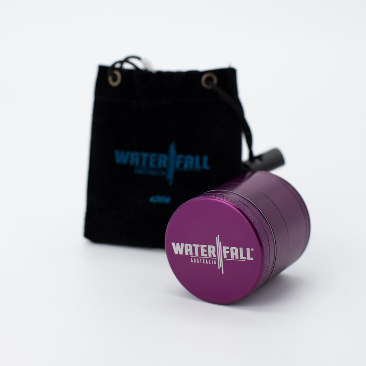 Waterfall 4-Piece Dry Herb Grinder with Removable Screen – Gloss (43mm) - Image 11