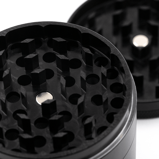 Waterfall 4-Piece Dry Herb Grinder with Removable Screen (63mm) - Image 5