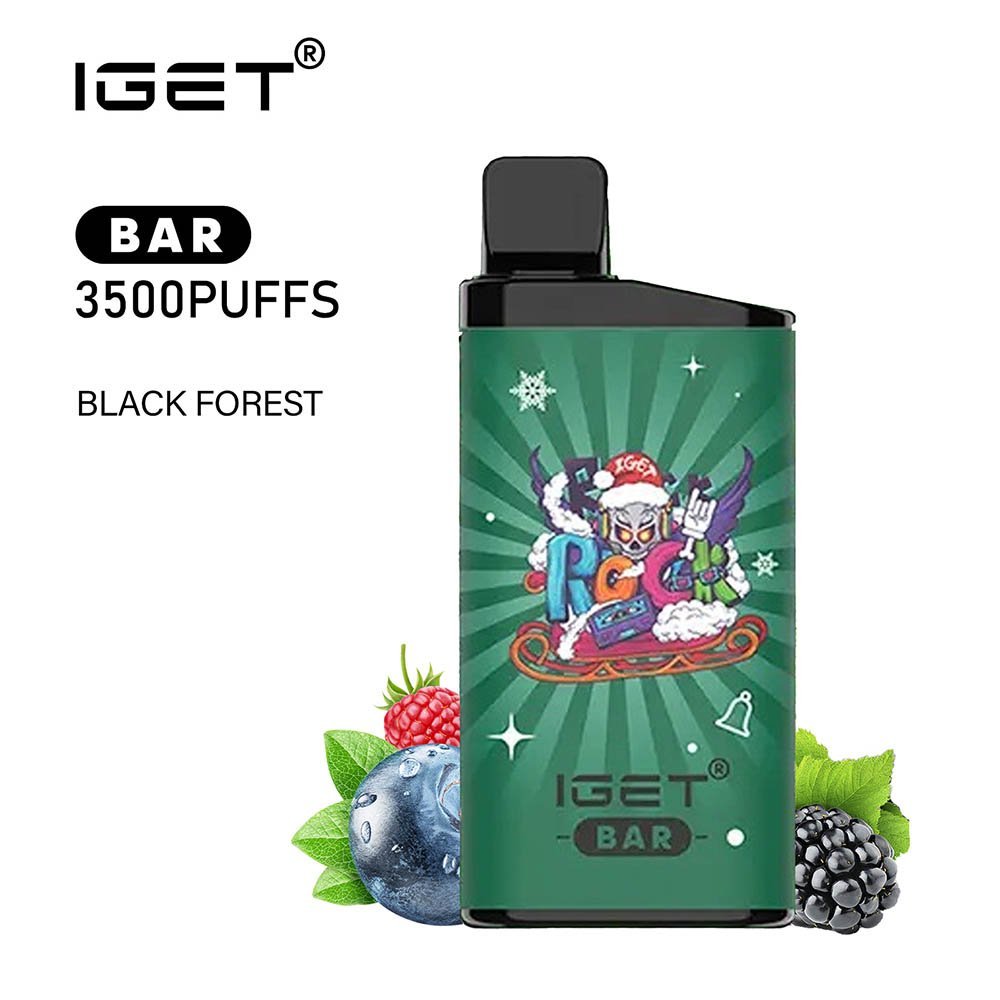 iGET BAR VAPE 3500 PUFF – BLACK FOREST