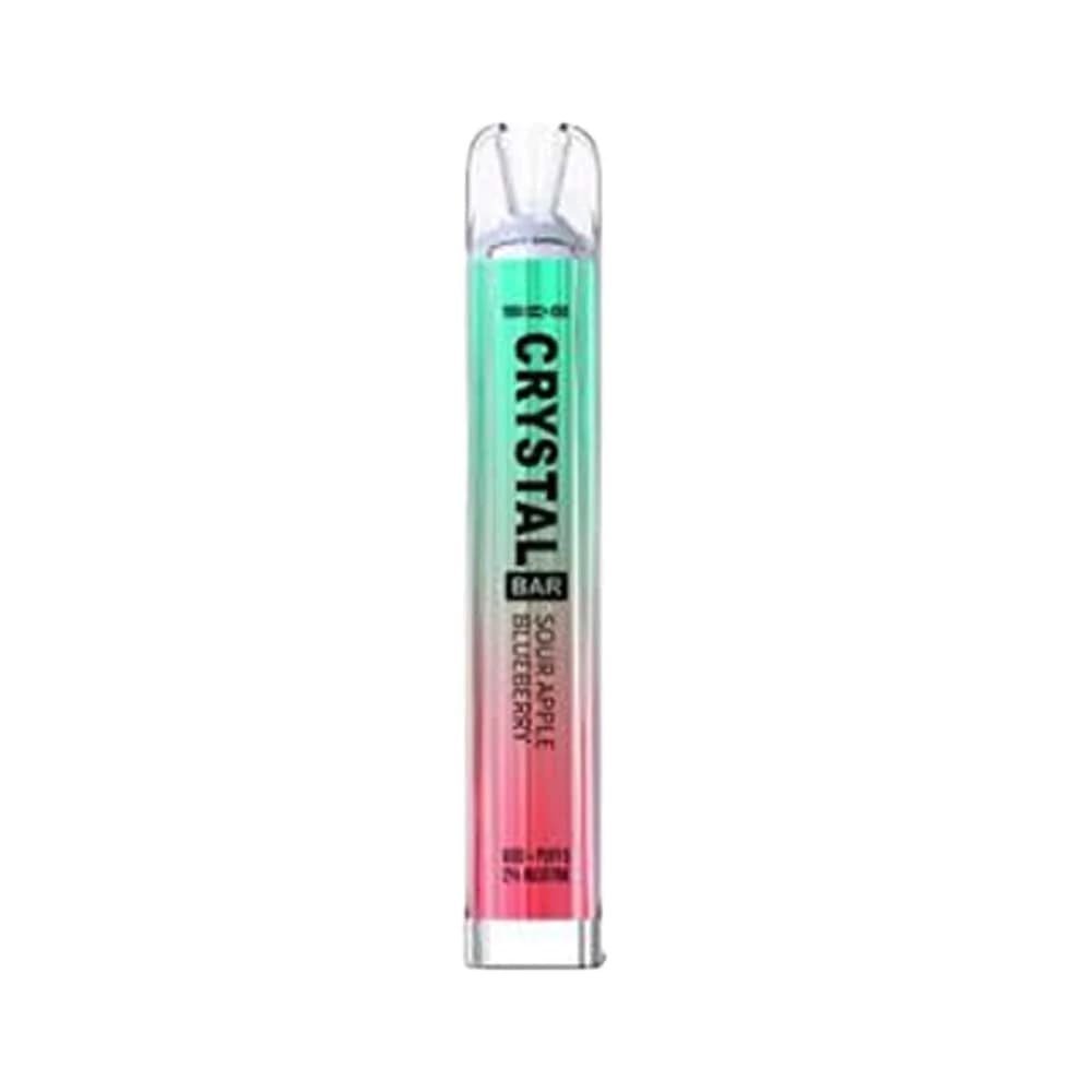 Crystal Bar 600 Puffs Sour Apple Blueberry Prefilled Vape