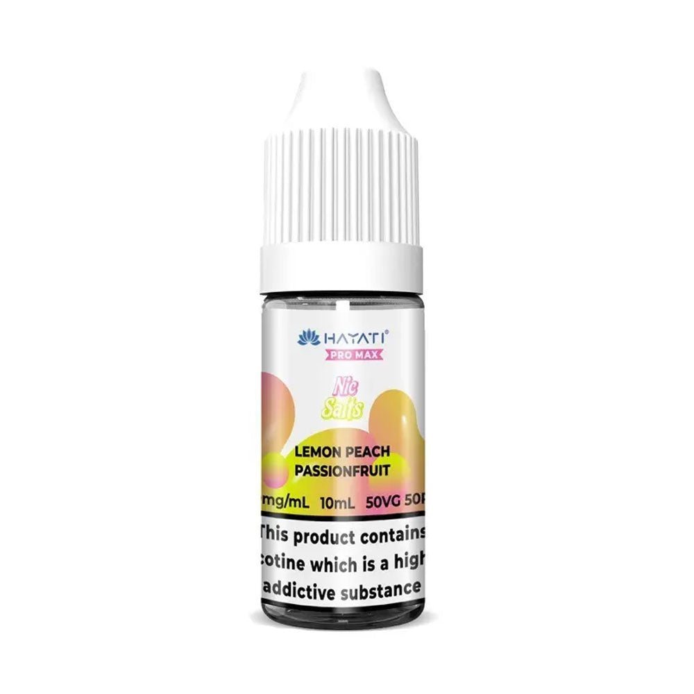 Hayati Pro Max Lemon Peach Passion Fruit 10ml Nic Salt E Liquid