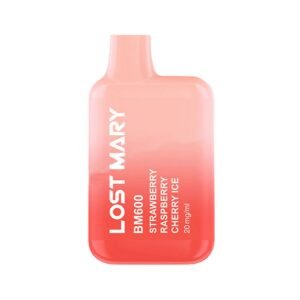 Strawberry Raspberry Cherry Ice Lost Mary BM600 Vape