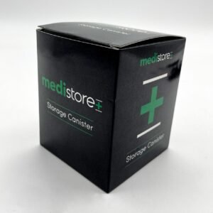 Medistore Glass Temperature Control Storage Jar – 250mL - Image 3