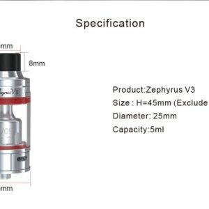 Alternative view of Zephyrus V3 Mini Tank