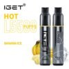 iGET HOT VAPE 5500 PUFF – BANANA ICE