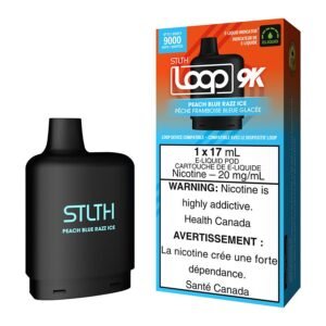 STLTH Loop 9K Pod Pack – Peach Blue Razz Ice